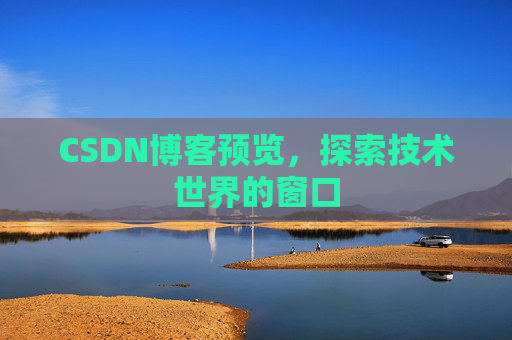 CSDN博客预览，探索技术世界的窗口